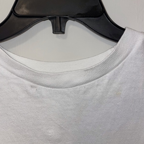 Brandy Melville Motorshow Cropped White Tee - Picture 2 of 3